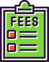 Fees Vector Icon Design