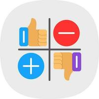 Swot analysis Vector Icon Design