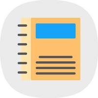 Diary Vector Icon Design