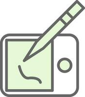 Drawing tablet Vector Icon Design