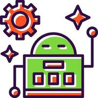 Robot Vector Icon Design