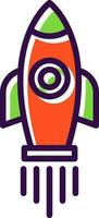 Rocket Vector Icon Design