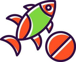 No fishing Vector Icon Design