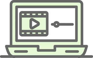 Video player Vector Icon Design