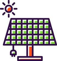 diseño de icono de vector de energía solar