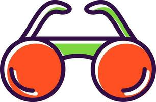 diseño de icono de vector de gafas