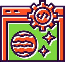 Coding Vector Icon Design