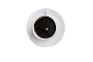 coffee mug top view  isolated PNG transparent