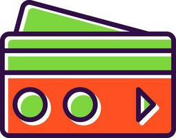 Debit card Vector Icon Design