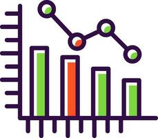 Graph Vector Icon Design