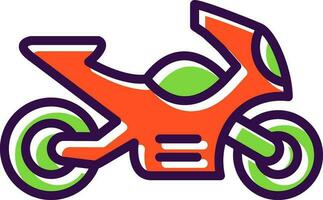 Motorcycle Vector Icon Design