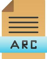 Arc Vector Icon Design