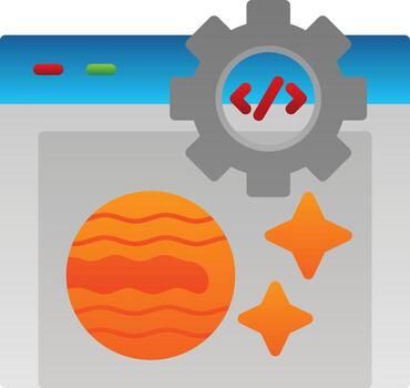 codificación vector icono diseño