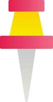Push pin Vector Icon Design
