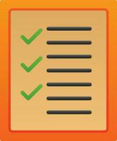 Checklist Vector Icon Design