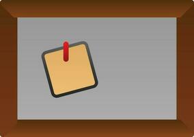 Corkboard Vector Icon Design