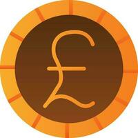 Pound Vector Icon Design