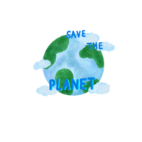 Save the planet Save the earth,Eco friendly handdrawn drawing illustration png