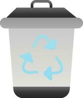 diseño de icono de vector de papelera de reciclaje