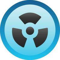 Radiation sign Vector Icon Design