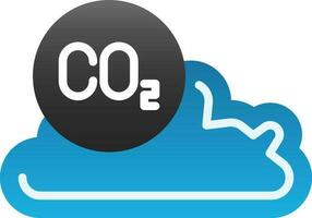 Carbon dioxide Vector Icon Design