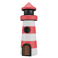 3D render lighthouse png