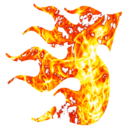 letter s fire effects png