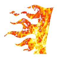 letter I fire effects png