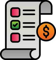 Invoice Vector Icon Design