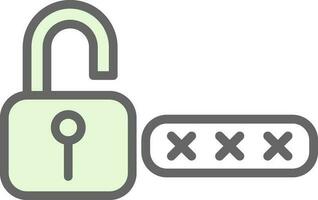 Password Vector Icon Design