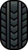 Tire Vector Icon Design