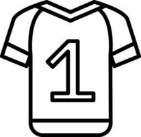 fútbol jersey vector icono diseño