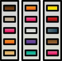 Color palette Vector Icon Design