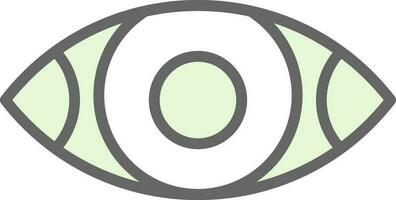 diseño de icono de vector de ojo