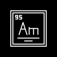 Americium Vector Icon Design