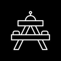 Picnic table Vector Icon Design