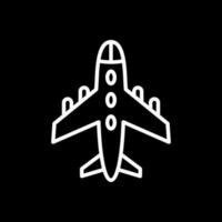 diseño de icono de vector de avión