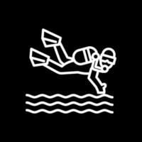 Scuba dive Vector Icon Design