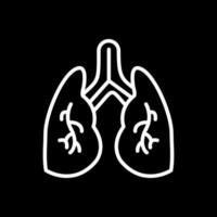 diseño de icono de vector de pulmones