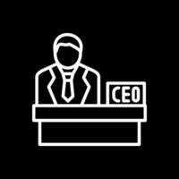 CEO vector icono diseño