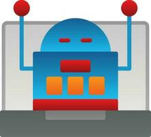 Robot Vector Icon Design