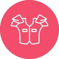 Shoulder pads Vector Icon Design