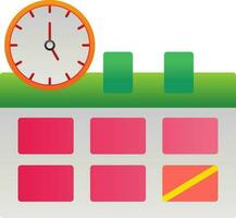 Schedule Vector Icon Design