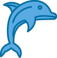 delfín vector icono diseño