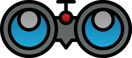 Binocular Vector Icon Design