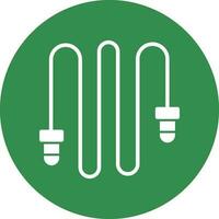 Jumping rope Vector Icon Design