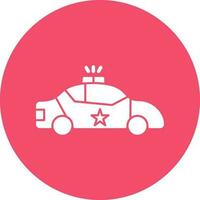 Police car Vector Icon Design