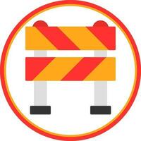 Barrier Vector Icon Design