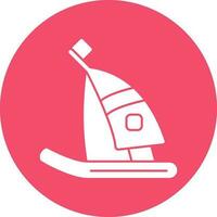 diseño de icono de vector de windsurf