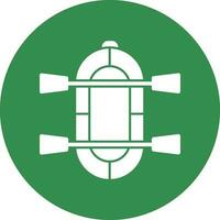 Rafting Vector Icon Design